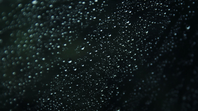 Rain drops window macro night free wallpaper for desktop - medium preview image