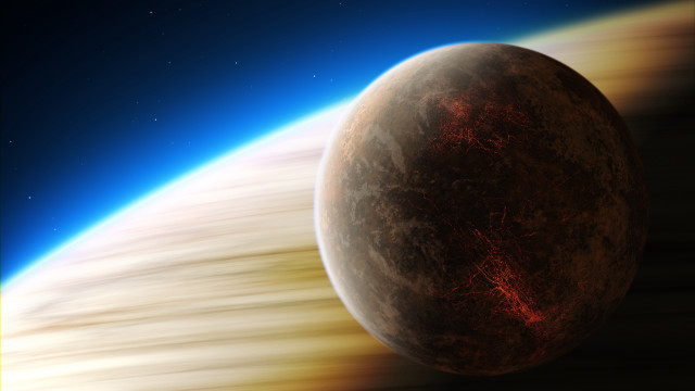 Large object sky planet star free wallpaper for desktop - medium preview image