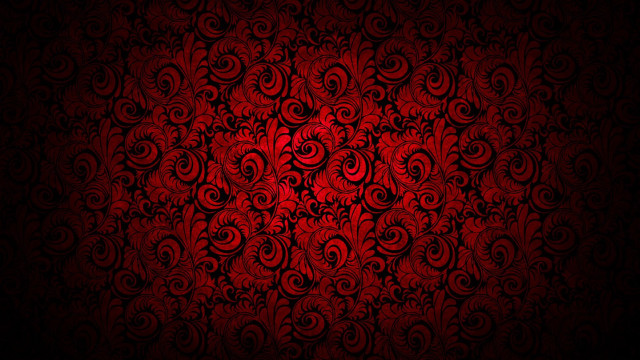 Red black wallpaper swirls leaves #2 free wallpaper for desktop - medium preview image
