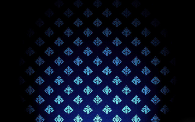 Blue white pattern black background free wallpaper for desktop - medium preview image