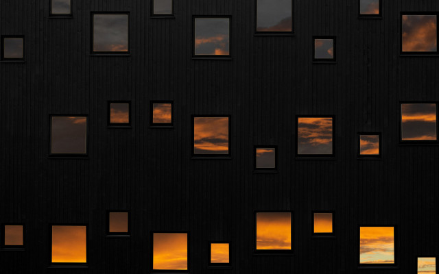 Building windows sky clouds plane free wallpaper for desktop - medium preview image