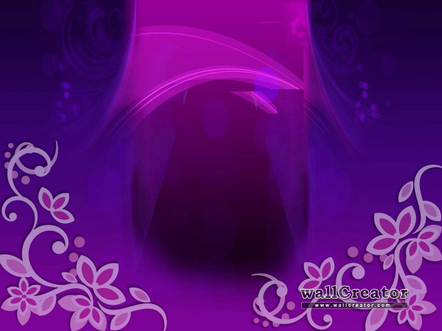 Purple background flower design purple free wallpaper for desktop - medium preview image