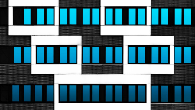 Building windows blue bars constructivism free wallpaper for desktop - medium preview image