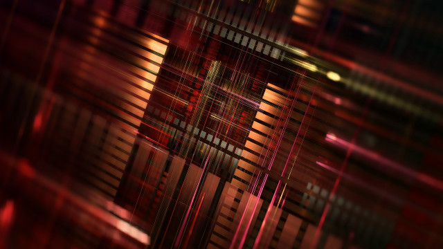 Red black abstract window blinds free wallpaper for desktop - medium preview image