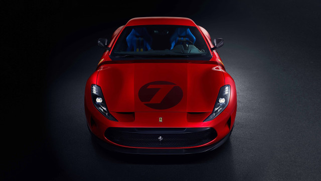 Red sports car digital rendering #5 free wallpaper for desktop - medium preview image