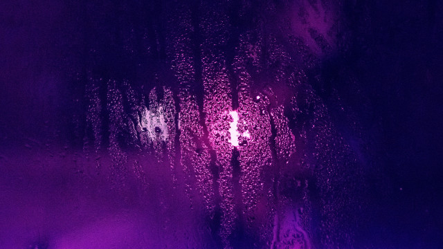 Purple light rain cross neon free wallpaper for desktop - medium preview image