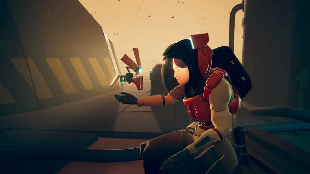 Eve ryder space station gun free wallpaper for desktop - medium preview image