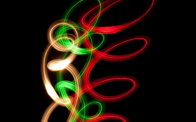 Red green swirl abstract shiny free wallpaper for desktop - medium preview image