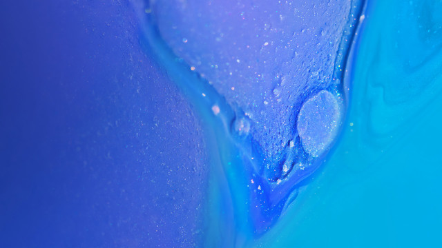 Blue liquid bubbles water drop free wallpaper for desktop - medium preview image