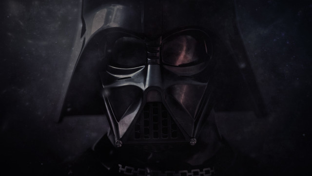 Darth vader helmet starry sky free wallpaper for desktop - medium preview image