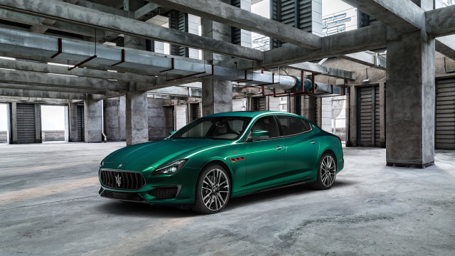 Green maserati parking garage basketball free wallpaper for desktop - medium preview image