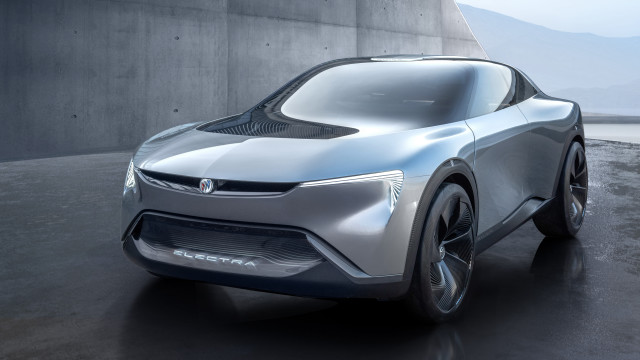 Futuristic car parking lot mountain free wallpaper for desktop - medium preview image