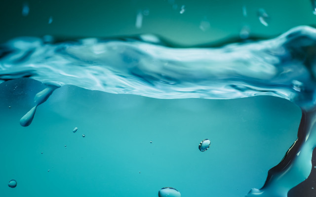 Blue liquid bubbles water green free wallpaper for desktop - medium preview image