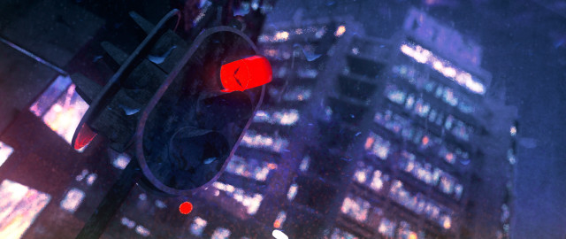 Traffic light red lights night free wallpaper for desktop - medium preview image