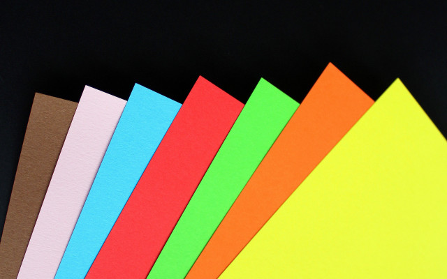 Colored papers black background postminimalism free wallpaper for desktop - medium preview image