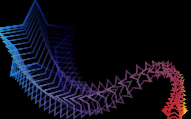 Colorful abstract rainbow arrow generative free wallpaper for desktop - medium preview image