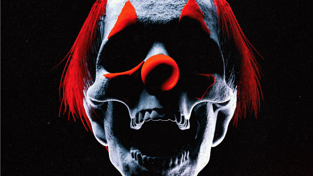 Creepy clown red hair astronaut free wallpaper for desktop - medium preview image