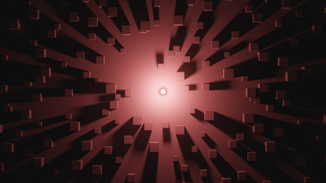 Red black abstract mandelbrot girl free wallpaper for desktop - medium preview image