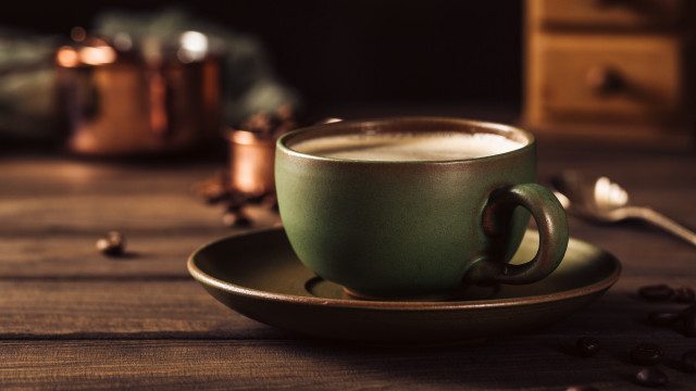 Coffee saucer spoon rest cao free wallpaper for desktop - medium preview image