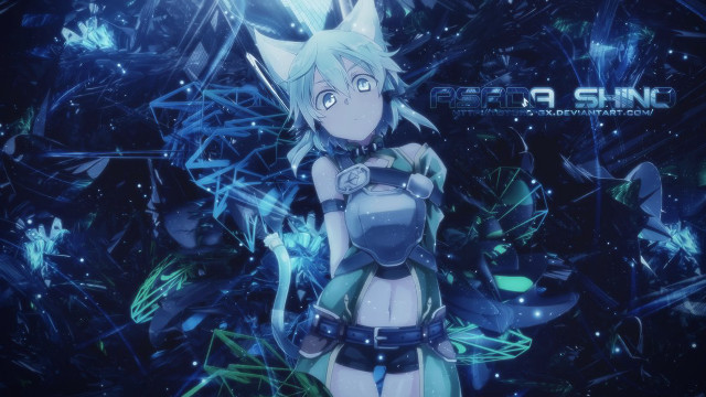 Woman blue outfit blue background free wallpaper for desktop - medium preview image