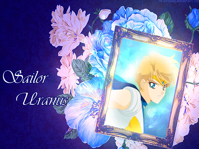 Sailor uranos flowers leaves image free wallpaper for desktop - medium preview image