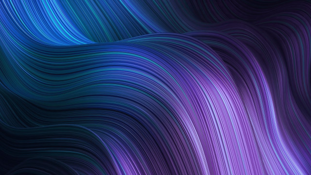 Purple blue wavy lines generative free wallpaper for desktop - medium preview image