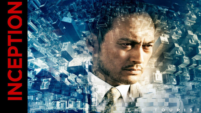 Man suit tie buildings background free wallpaper for desktop - medium preview image