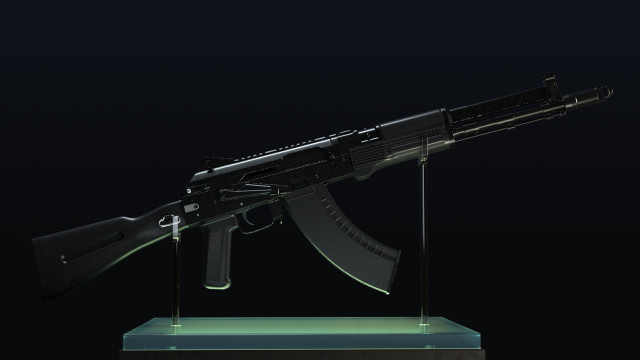 Toy gun stand black background free wallpaper for desktop - medium preview image