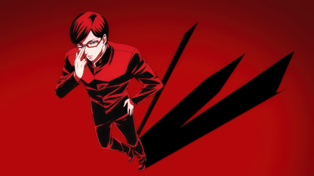 Man red shirt shadow portrait free wallpaper for desktop - medium preview image