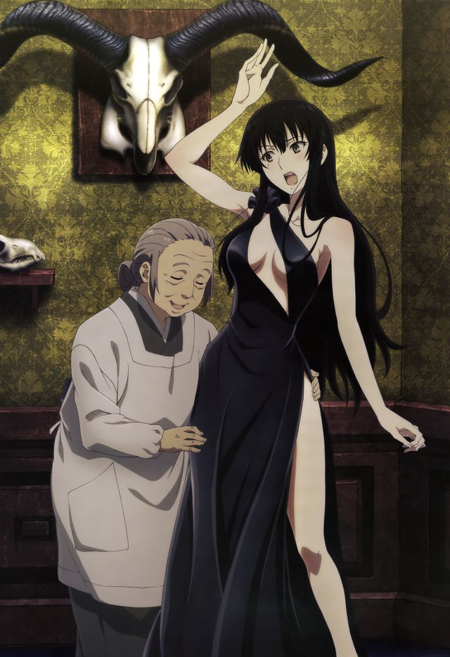 Woman black dress man white free wallpaper for mobile - medium preview image