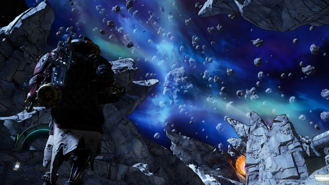 Mountain biker colorful sky stars free wallpaper for desktop - medium preview image