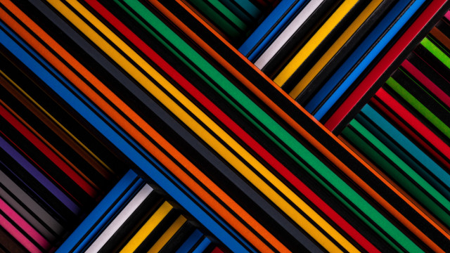 Multicolored lines strips diagonal abstract free wallpaper for desktop - medium preview image