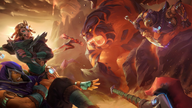 Battle heroes giant monster demon free wallpaper for desktop - medium preview image