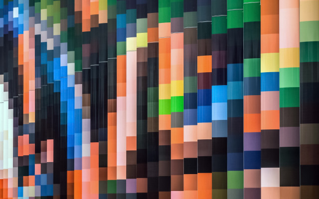 Colorful wall clock alma thomas free wallpaper for desktop - medium preview image