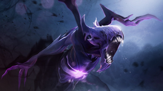Demonic creature glowing purple claws free wallpaper for desktop - medium preview image