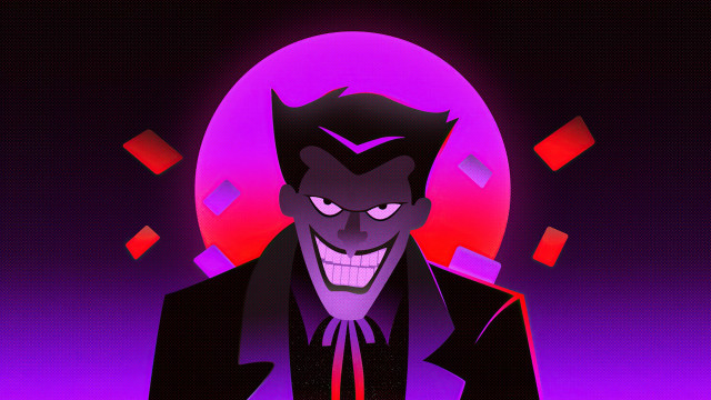 Creepy man suit purple red free wallpaper for desktop - medium preview image