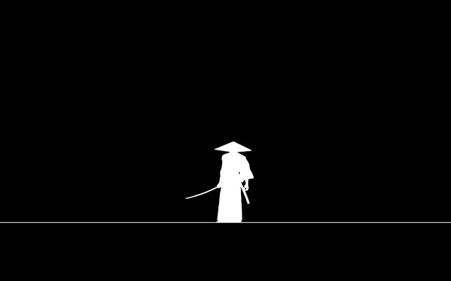 Person hat cane dark minimalist free wallpaper for desktop - medium preview image