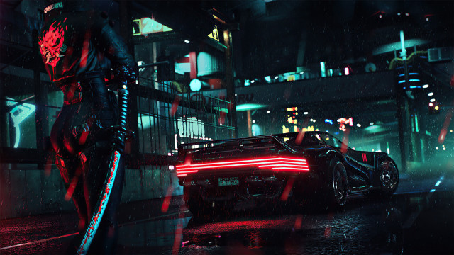 Futuristic car sci fi character free wallpaper for desktop - medium preview image