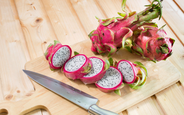 Dragon fruit cut in half free wallpaper for desktop - medium preview image