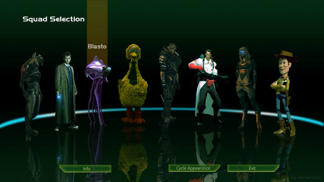 Animated characters circle game screenshot free wallpaper for desktop - medium preview image