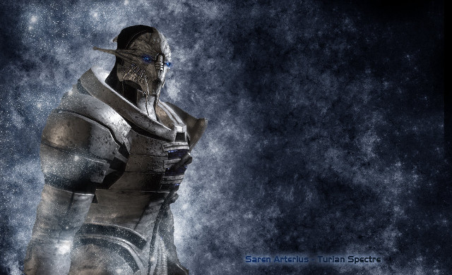 Man silver suit sword blue free wallpaper for desktop - medium preview image