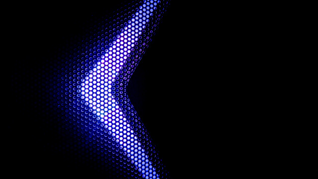Blue black curved background ai free wallpaper for desktop - medium preview image
