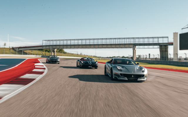 Race track cars bridge sky free wallpaper for desktop - medium preview image