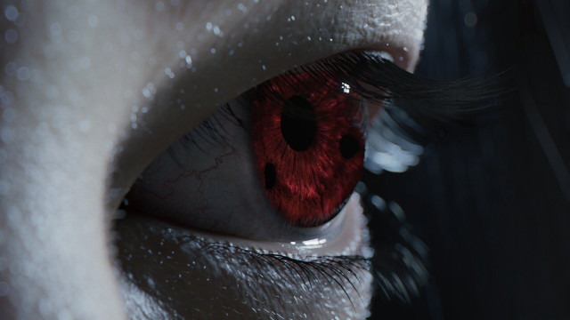 Eye red eyeliner nose ring free wallpaper for desktop - medium preview image