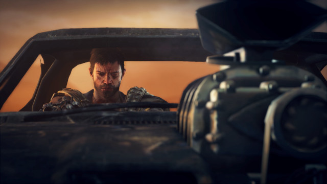 Man car lastofus photorealism cinematic free wallpaper for desktop - medium preview image