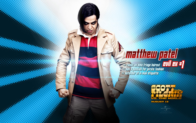 Man trenchcoat blue background white free wallpaper for desktop - medium preview image