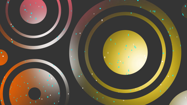 Black yellow circle blue orange free wallpaper for desktop - medium preview image