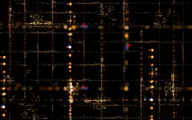 Dark lights blurs cityscape fireworks free wallpaper for desktop - medium preview image