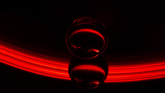 Stoplight glowing red eyes anamorphic free wallpaper for desktop - medium preview image