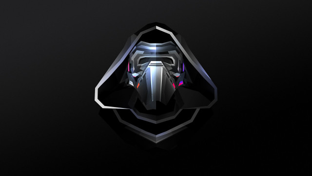 Futuristic holography glowing armor hood free wallpaper for desktop - medium preview image